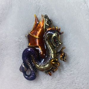 Hard Enamel Dragon Pendant